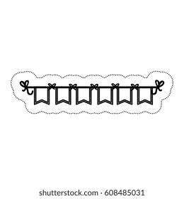 decorative pennants icon