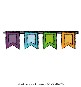 decorative pennants icon