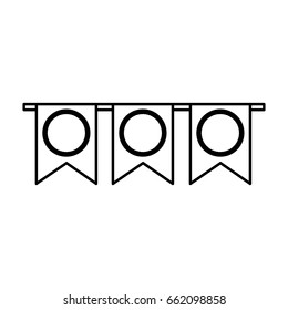 decorative pennants icon