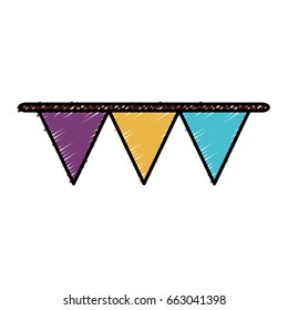 decorative pennants icon