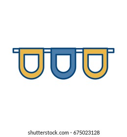 decorative pennants icon
