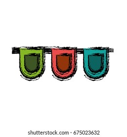 decorative pennants icon