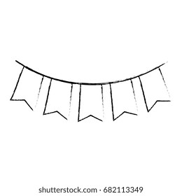 decorative pennants icon