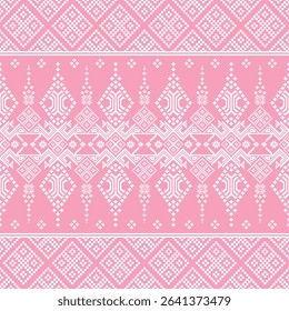 Decorative pink seamless pattern design.