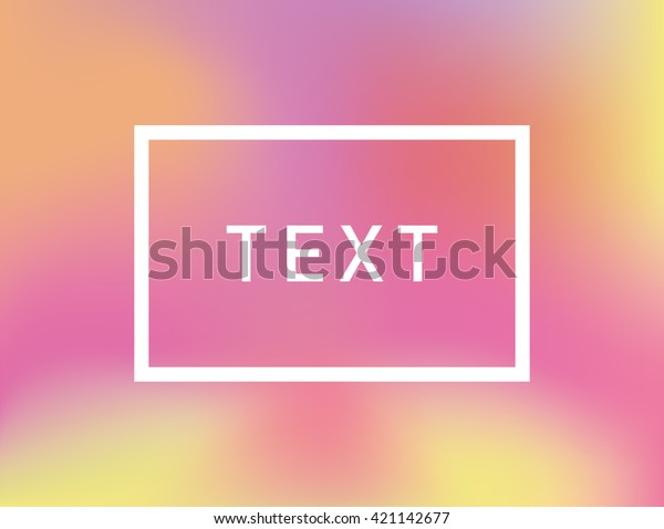 Decorative Pink Yellow Color Gradient Background Stock Vector