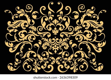Decorative plant design set, , vector illustration