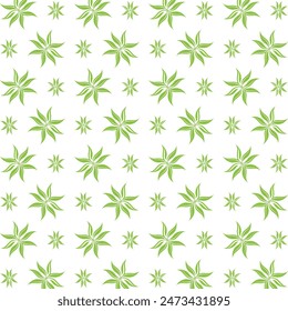 Decorative plant favored trendy multicolor repeating pattern vector illustration design