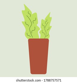 decorative plant icon design vector