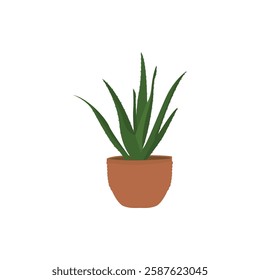 decorative plant vector icon white background