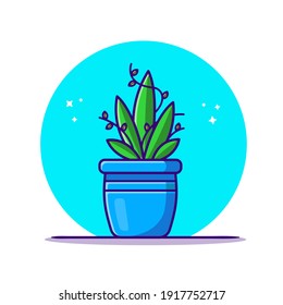 Decorative plants Icon Cartoon Vector  Illustration. Icon Concept Isolated. Flat Cartoon Style