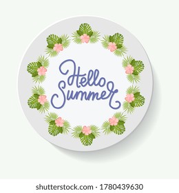 decorative plates for interior design. 