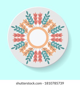 platos decorativos para el diseño interior. 