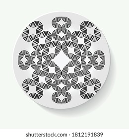 dekorative Platten für die Innenausstattung. 