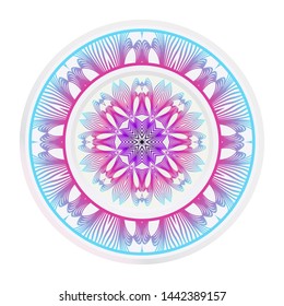 decorative plates for interior design. Empty dish, porcelain plate mock up design. Vector illustration.