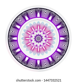decorative plates for interior design. Empty dish, porcelain plate mock up design. Vector illustration.