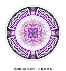 decorative plates for interior design. Empty dish, porcelain plate mock up design. Vector illustration.