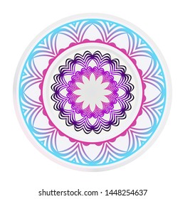 decorative plates for interior design. Empty dish, porcelain plate mock up design. Vector illustration.