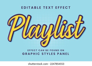 decorative playlist Font and Alphabet
