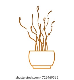 decorative pot isolated icon