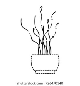 decorative pot isolated icon