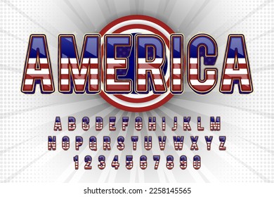 decorative president's day editable text effect vector