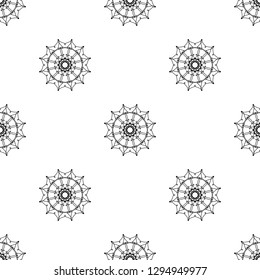 Decorative print. Modern geometric texture. Holiday seamless pattern. Business vector. Graphic ornament. Circular design. Vintage style. Abstract seamless pattern.