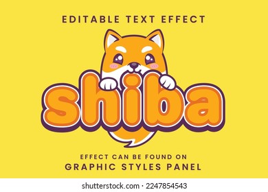 decorative puppy Font and Alphabet vector