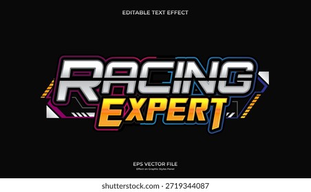 design de efeito de texto editável especialista em corridas decorativas