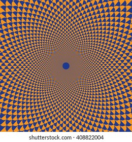 Decorative radial fan pattern