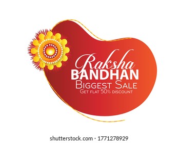 Decorative Rakhi for Raksha Bandhan, Indian festival for brother and sister bonding celebration