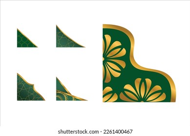 Decorative Ramadhan Corner Design Vector