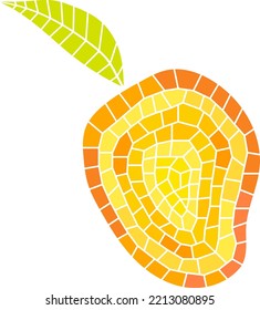 Decorative Rapoza mango mosaic fruit
