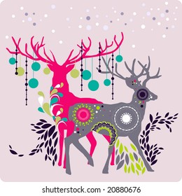 decorative reindeer