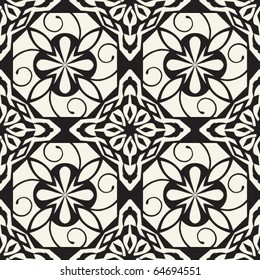 decorative repeating arabesque, ornamental vector backdrop