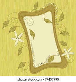 decorative retro frame