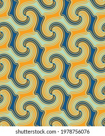 Decorative retro ornament seamless pattern