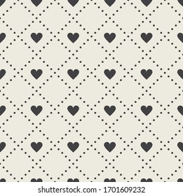 Decorative rhombus seamless pattern for fabric, wallpaper, packing. Vector illustration.