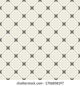 Decorative rhombus seamless pattern for fabric, wallpaper, packing. Vector illustration.