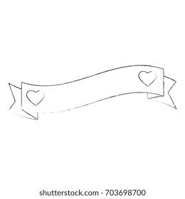 Decorative ribbon banner