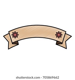 Decorative ribbon banner
