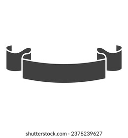 Decorative ribbon element. Vector illustration. Suitable for wedding invitation, aesthetic decoration, social media post, banner, promotion, advertising, etc.