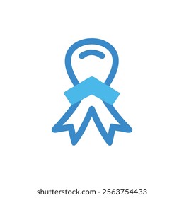 Decorative Ribbon for Presentations Icon Design