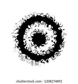 Decorative ring tattoo icon