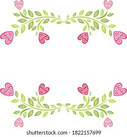 Decorative romantic background. Vector illustration