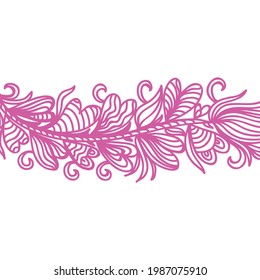 Decorative romantic background. Vector illustration