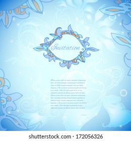 decorative romantic card