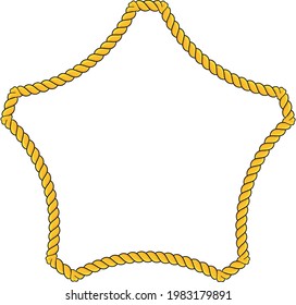 Decorative rope border frames. For sale, package and vintage label. Outline flat vector illustration. Sale tag, discount. Price label. Frame and border for text and photo.