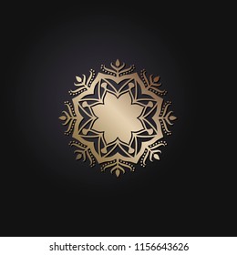 
Decorative round frame for design with floral ornament. A template for printing postcards, invitations, books, for textiles, engraving, wooden furniture, forging. Vector.
