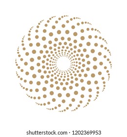 Decorative round frame for design with floral ornament. Circle frame. A template for printing postcards, invitations, books, for textiles, engraving, wooden furniture, forging. Vector.