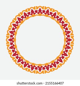 decorative round frames for design with floral ornaments. Circle frame. Templates for printing postcards, invitations, books, for textiles, engraving, wooden furniture, forging.
